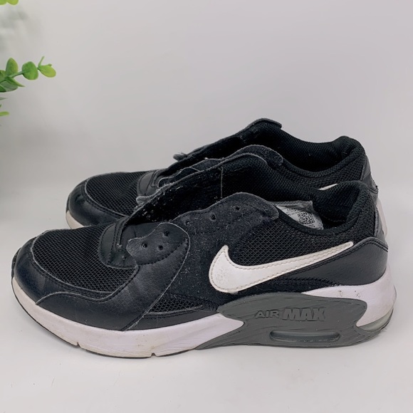 Nike Air Max Excee Low Youth Sz 5 Boys Black White Running Sneakers - Picture 5 of 12
